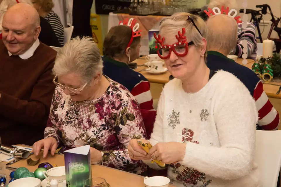 Surprise Christmas party for residents of fire-hit retirement complex in Crewe